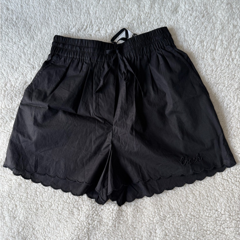 It’s not available NWT Coach Cotton Set Shorts In Organic Cotton Size XS